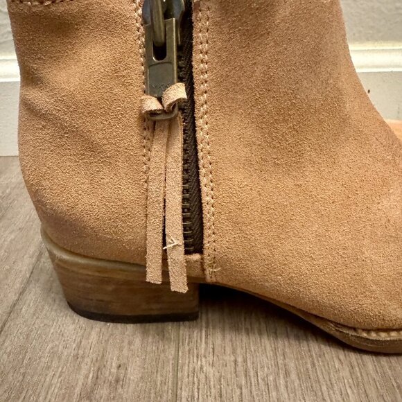 NWOB! FREEBIRD by Steven ONYX Suede Ankle Booties - Blush/Tan - Size 7 - Picture 7 of 11